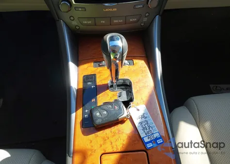 2009 Lexus Is 250 from USA, damaged, VIN JTHBK262495099881